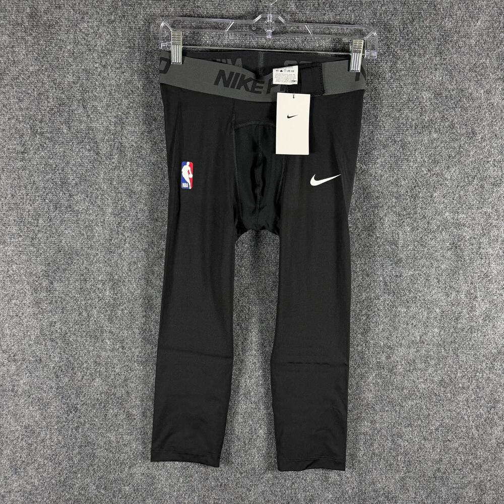 Nike Pro NBA Player Issue 3/4 Compression Tights Mens M Black DN1547-010 NWT